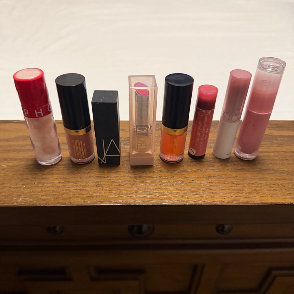 LIP BALM LIPSTICK LIP GLOSS bundle! NARS, Peripera, Romand,  Sephora and more